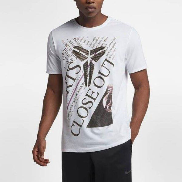 Футболка dri fit kobe black mamba basketball tee мужские Nike, белый — фото 4