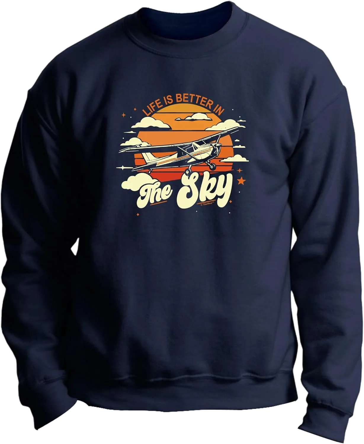 

Футболка с длинным рукавом Life is Better in The Sky ThisWear