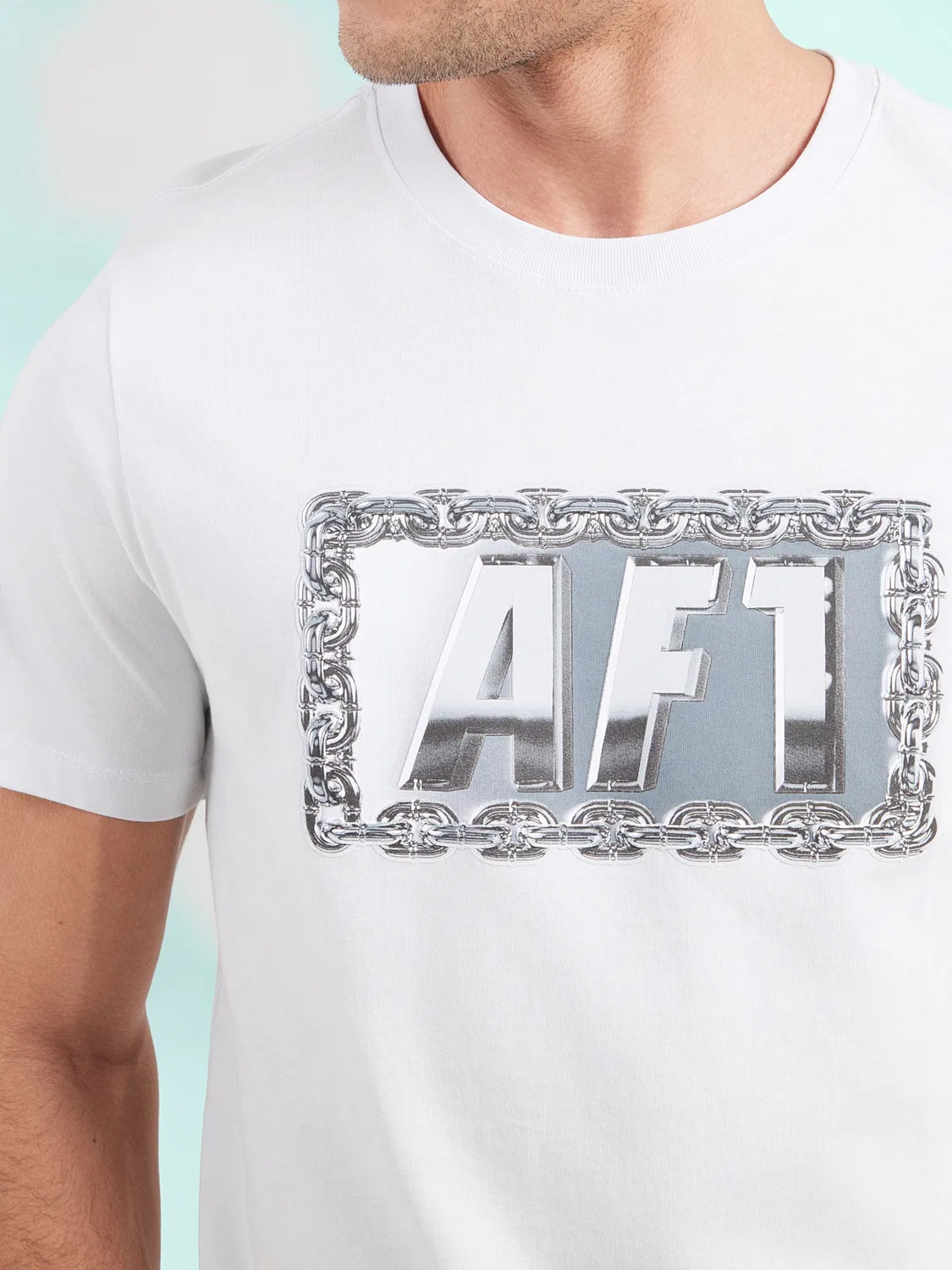 Футболка 'AF1 LA ALLSTR' Nike Sportswear, Off White — фото 2