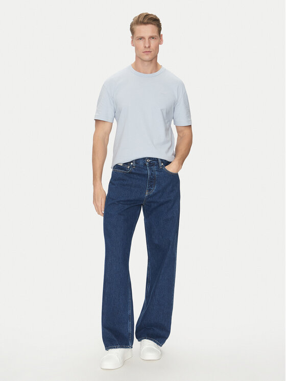 Футболка comfort fit K10K112749 Calvin Klein, голубой — фото 2