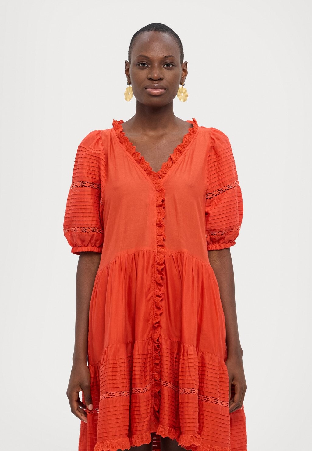 

Повседневное платье ANTONINA SOLID DRESS Sea, красный