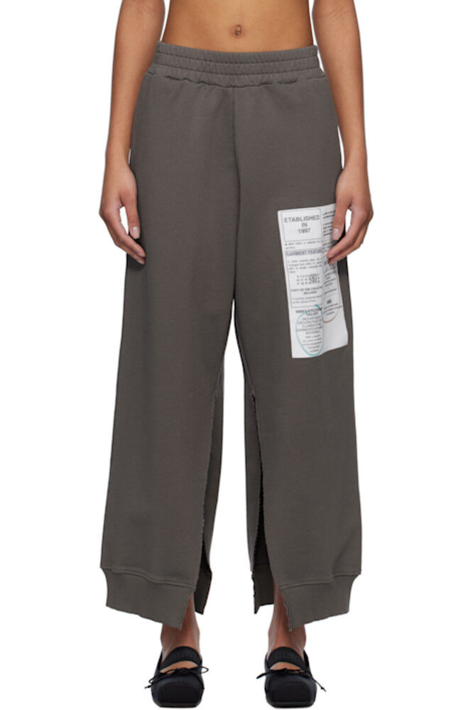 

Коричневые спортивные штаны для отдыха MM6 Maison Margiela