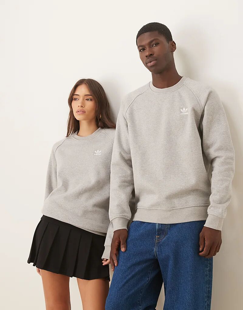 

Толстовка Adidas Originals essentials серого цвета