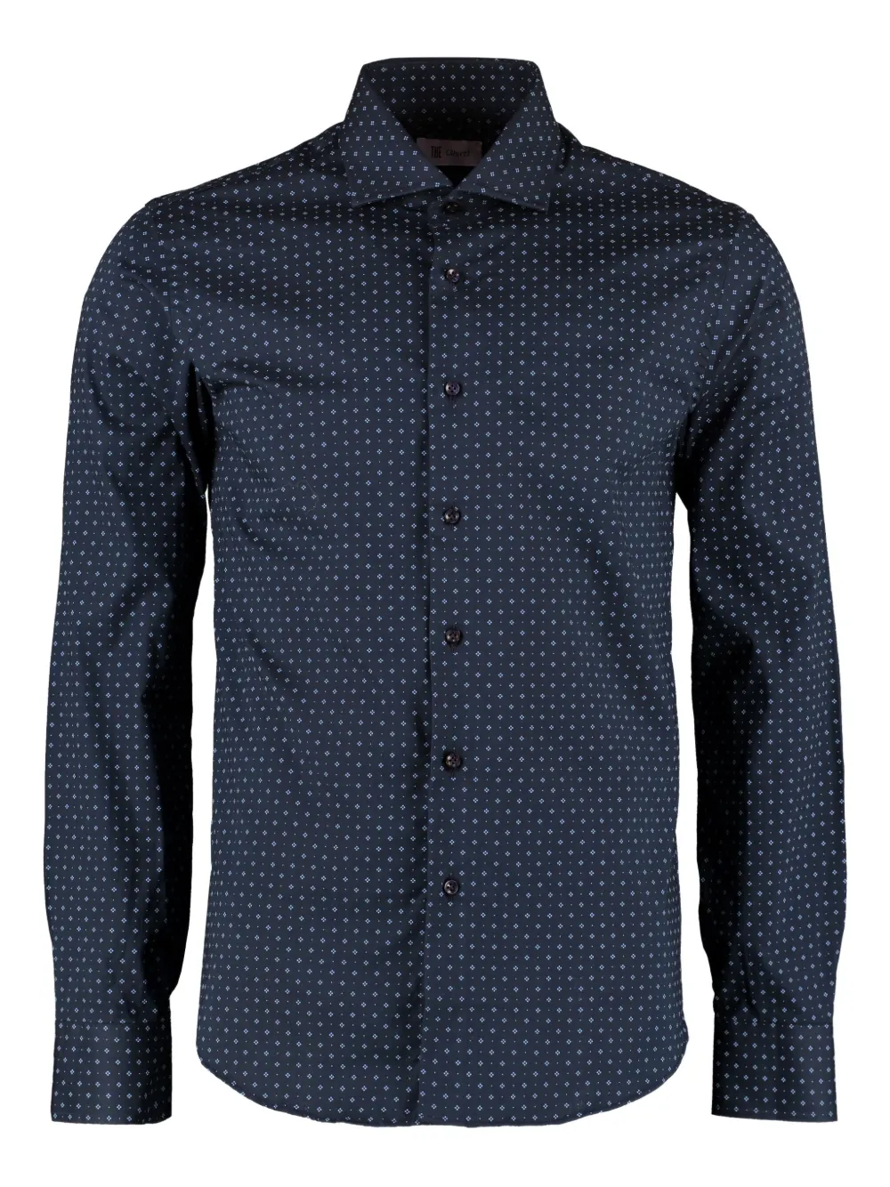 

Рубашка с длинными рукавами с принтом THE (Alphabet), синий