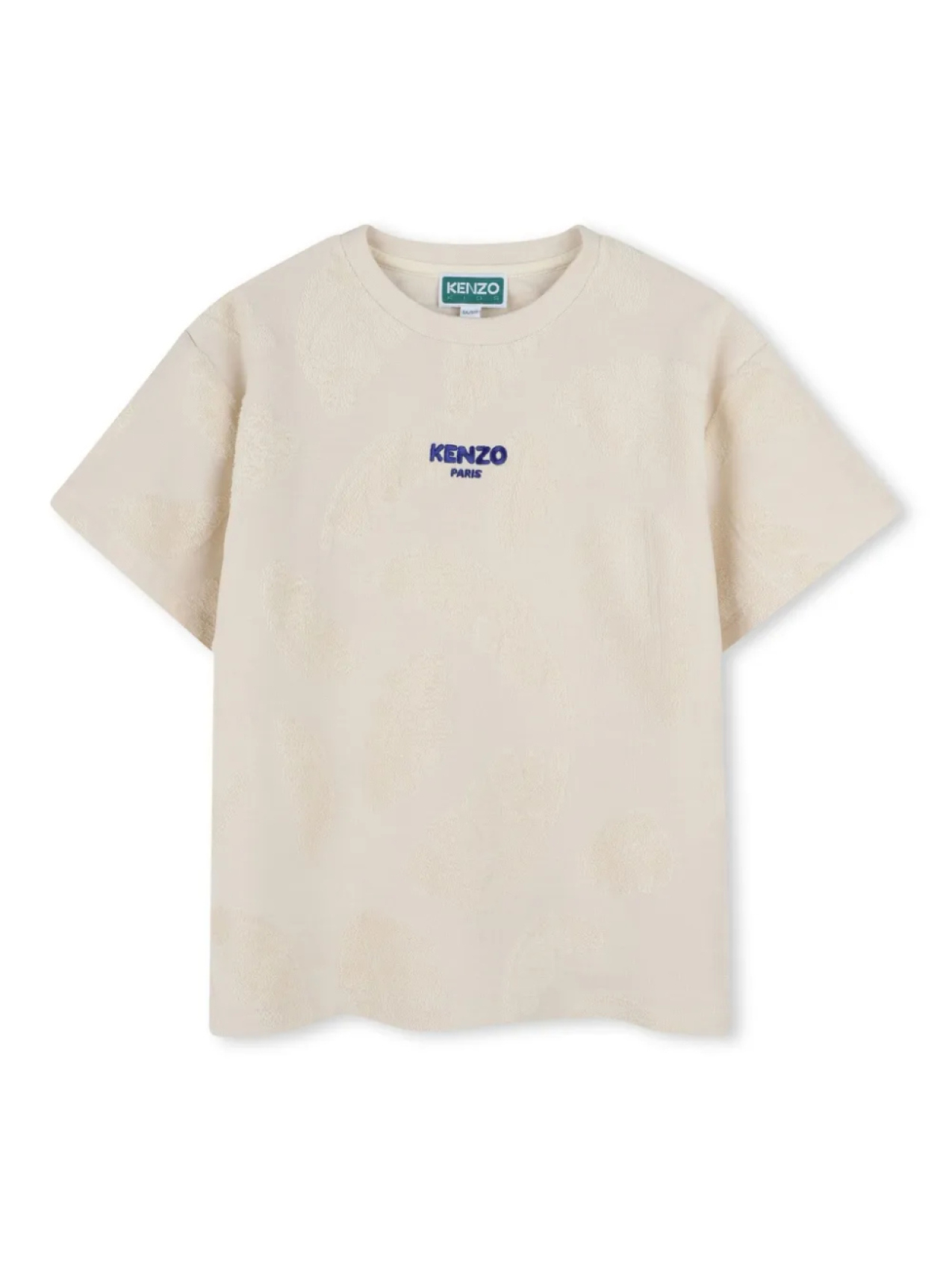 

Kenzo Kids футболка с вышитым логотипом, нейтральный