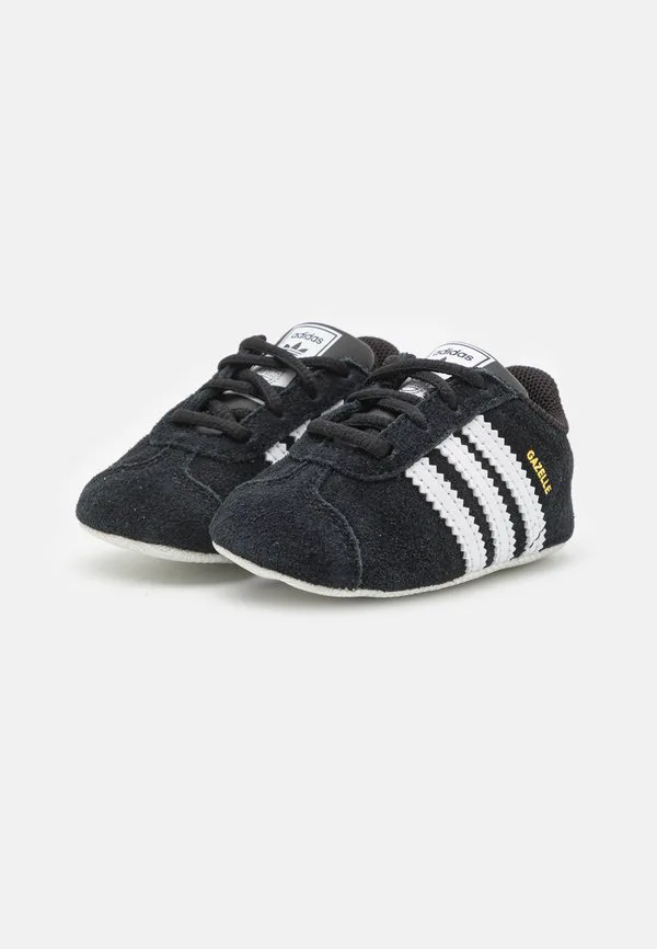 Туфли для новорожденных gazelle Adidas Originals, Core Black/Footwear White — фото 2