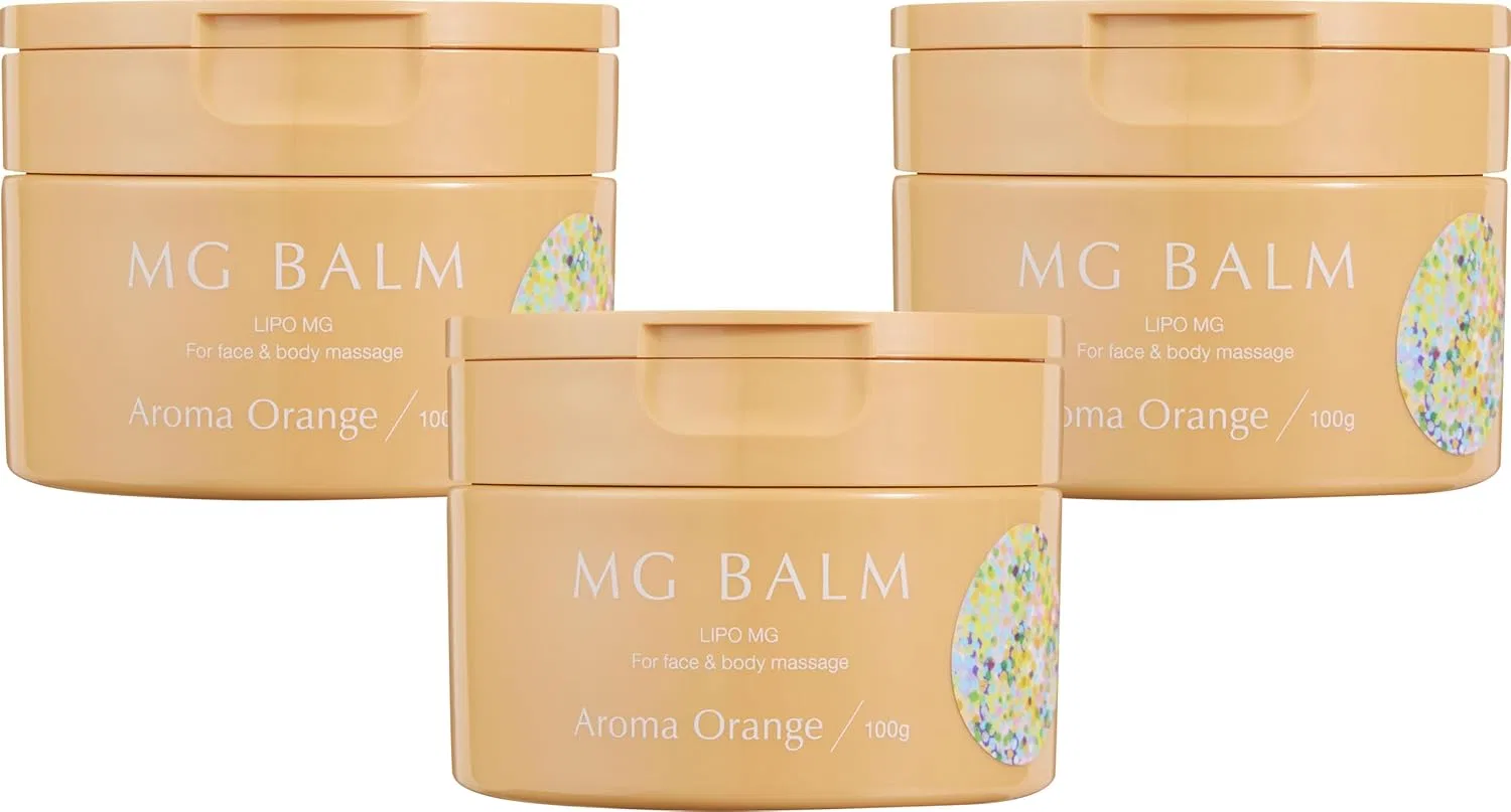 Бальзам для тела с магнием и ароматом апельсина MG Balm, набор 3 шт., 100 г