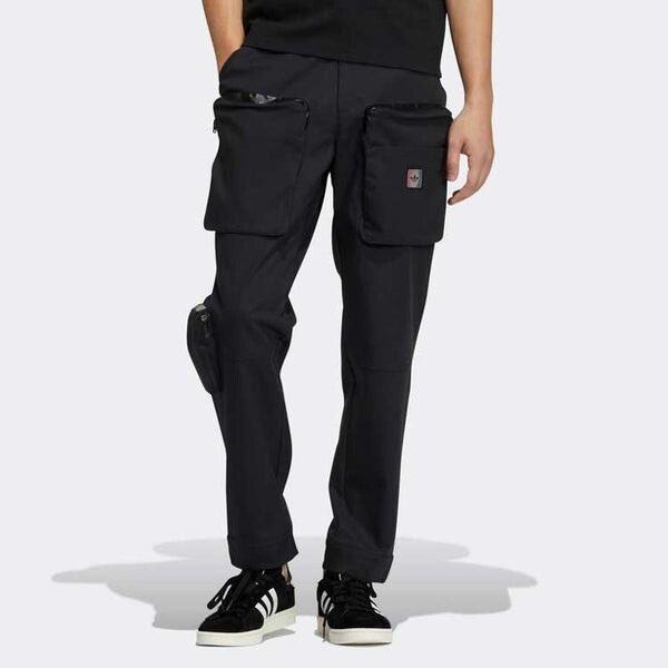Спортивные штаны adidas originals Premium Wv Pnt Multiple Pockets Cargo Sports Long Pants Black, черный — фото 2