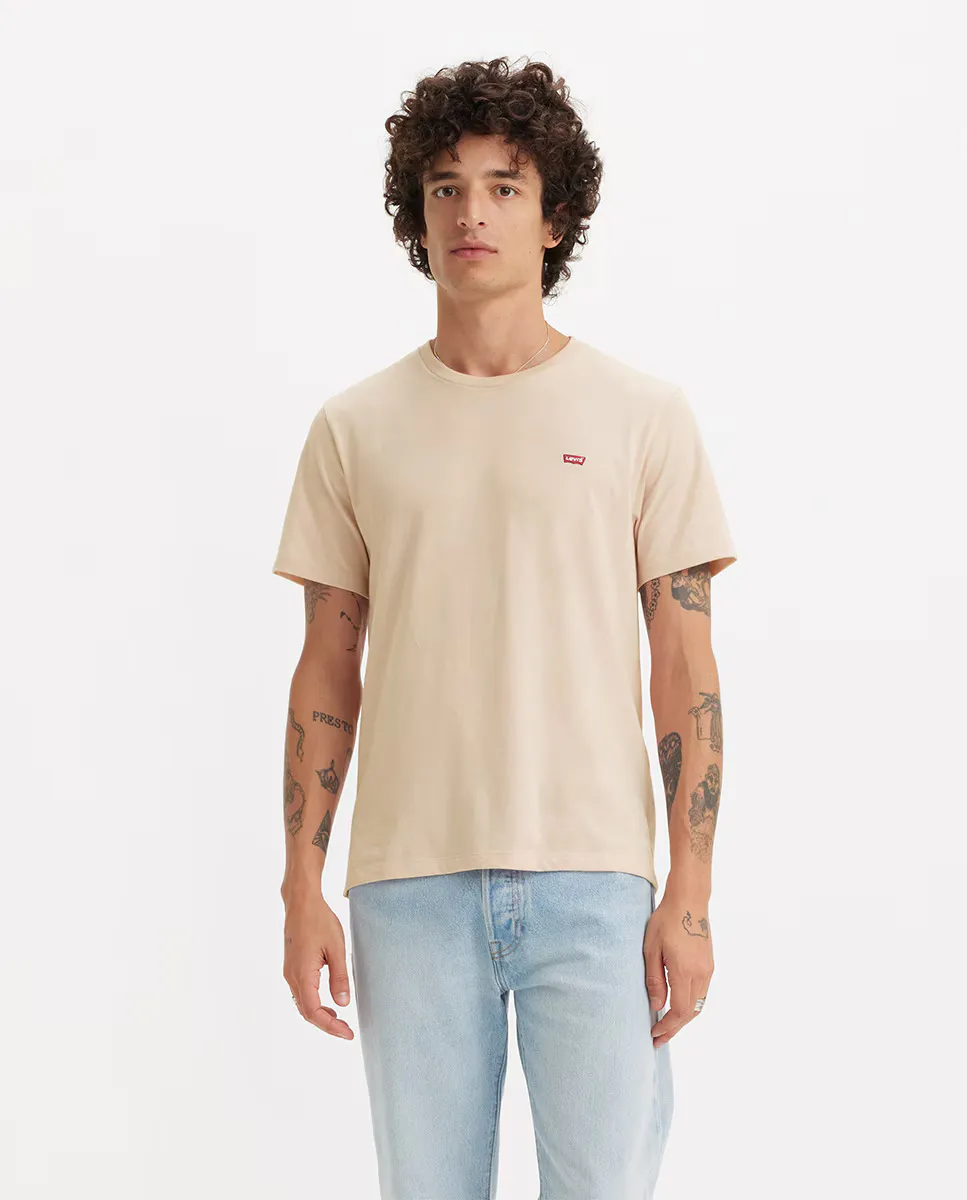 

Мужская футболка с коротким рукавом и круглым вырезом Levi's, цвет Kaki