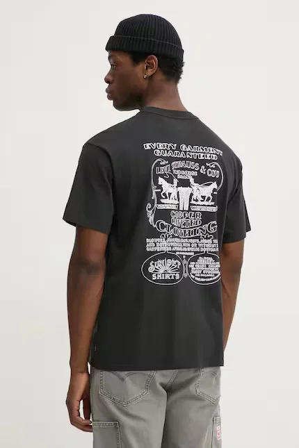 Футболка с принтом Vintage Fit Graphic Levi's, черный — фото 3