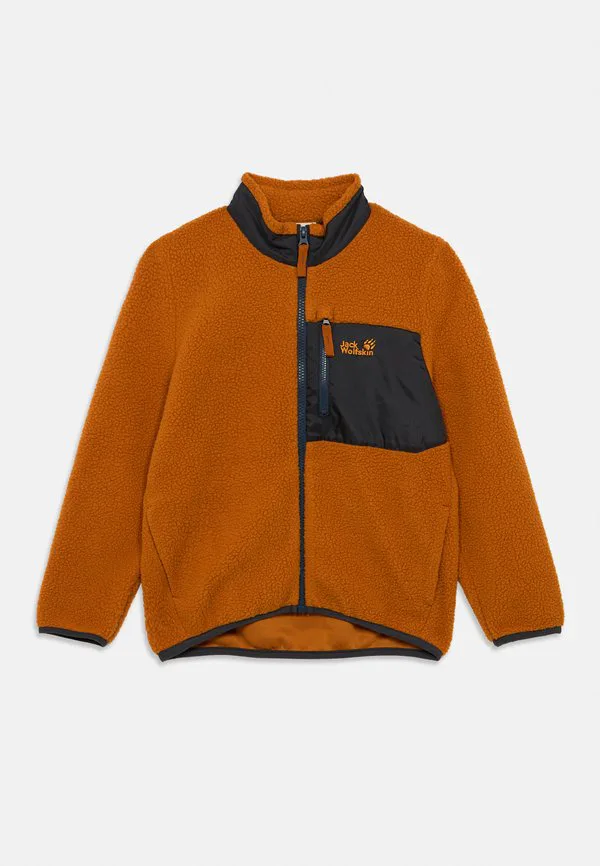 Легкая флисовая куртка lite curl fz k Jack Wolfskin, Autumn Leaves