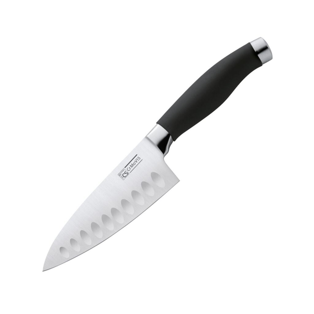 

Нож Carl Schmidt Sohn SHIKOKU Santoku из нержавеющей стали, силиконовая ручка CrMoV15 020088