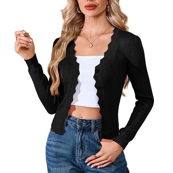 

Женский вязаный кардиган Xuba, Black