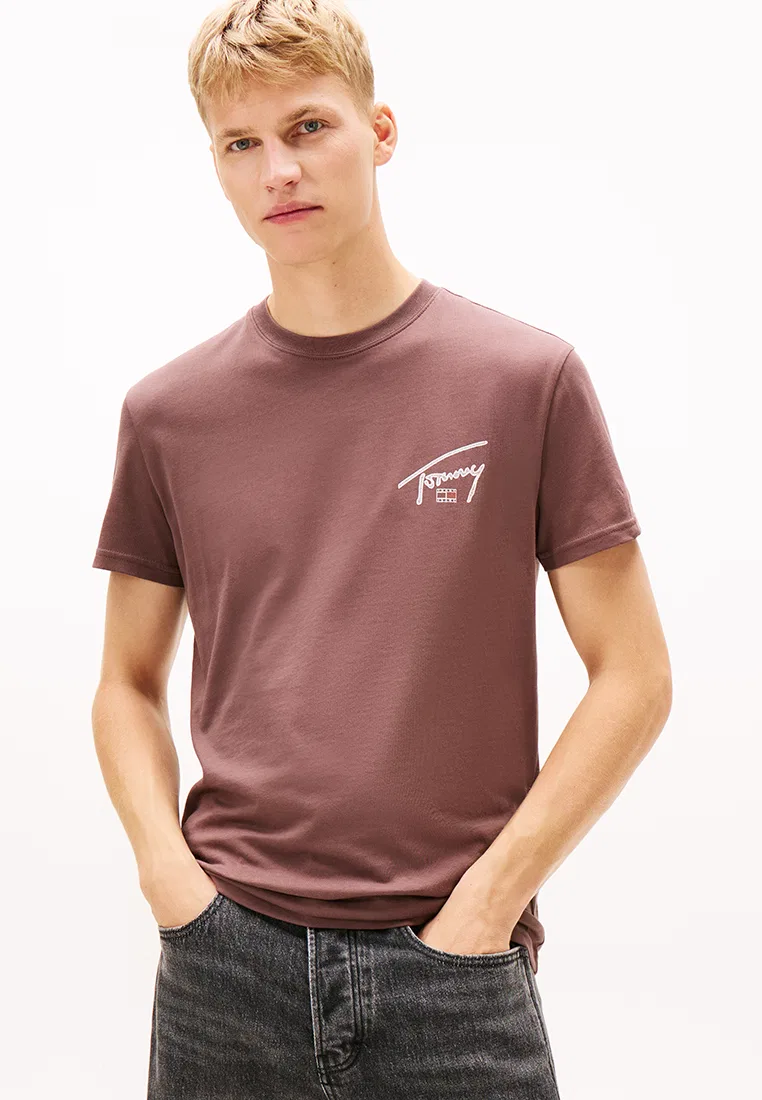 Футболка с круглым вырезом, с логотипом, Tommy Jeans Tommy Hilfiger, черный