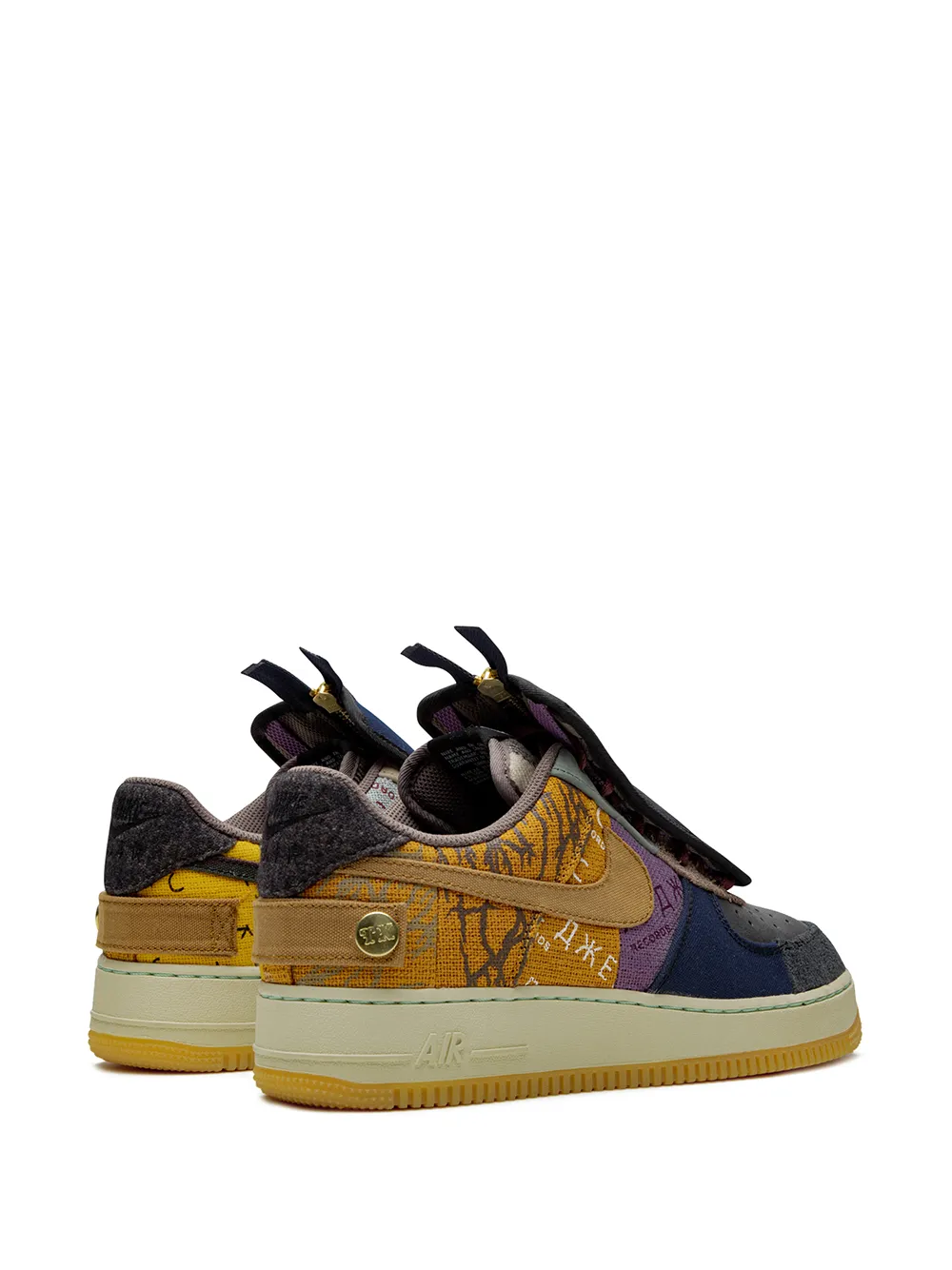 Кроссовки Air Force 1 Low 'Cactus Jack' из коллаборации с Travis Scott Nike, желтый — фото 3