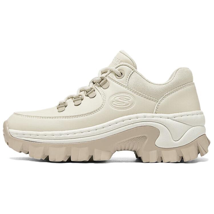 

Уличные массивные кроссовки женские с низким верхом цвета слоновой кости Skechers, цвет Ivory