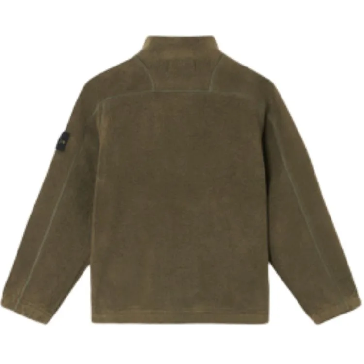 Куртка и пальто для детей STONE ISLAND, army зеленый — фото 3