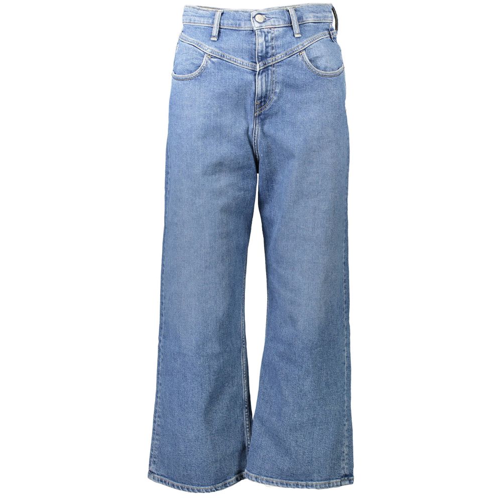 

Синие хлопковые женские джинсы Calvin Klein