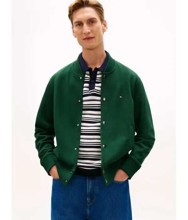 Незаменимая куртка-бомбер regular fit Tommy Hilfiger, бутылочно-зеленый