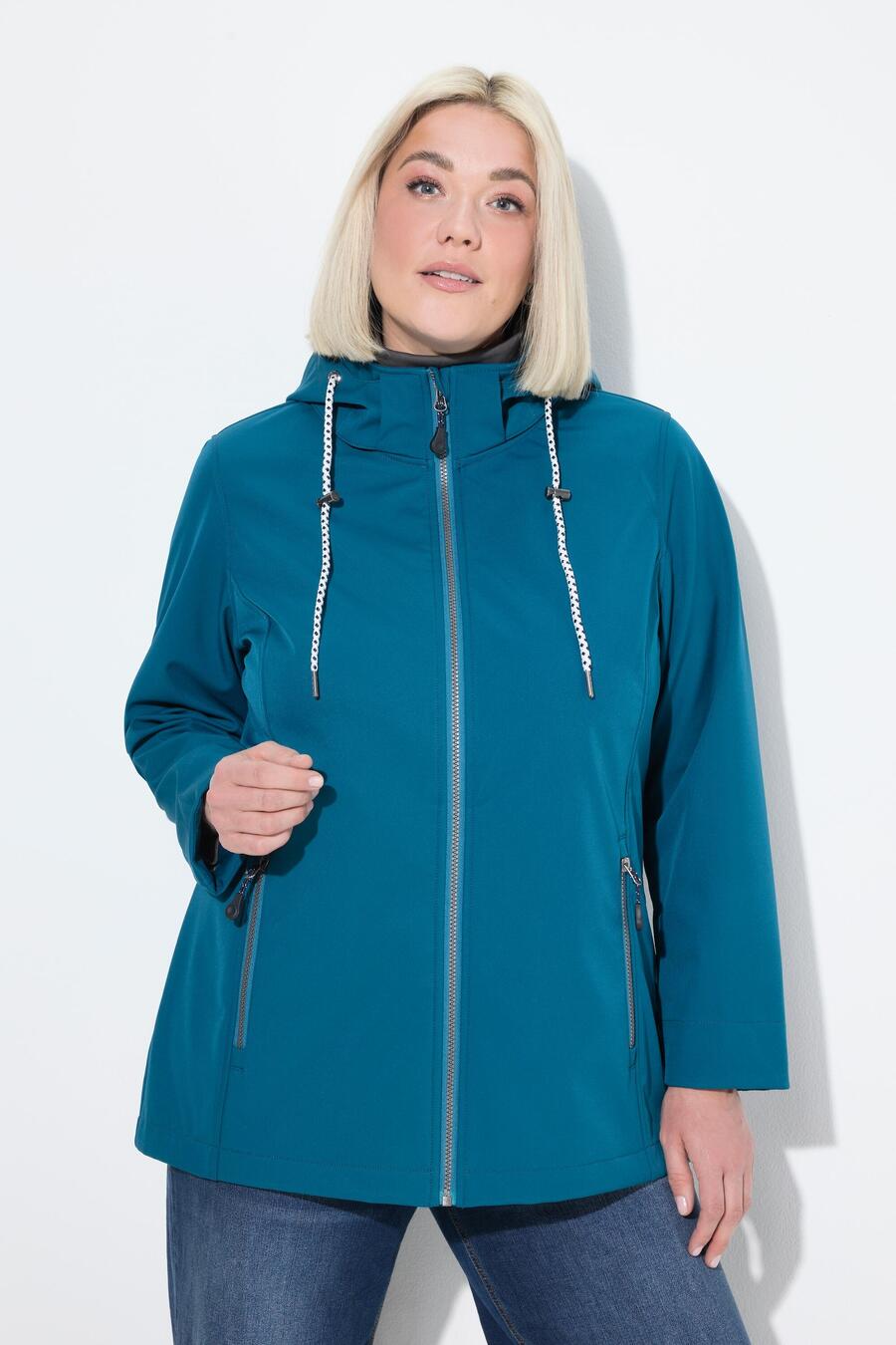 

ULLA POPKEN Женская куртка HYPRAR softshell, водоотталкивающая, карманы на молнии