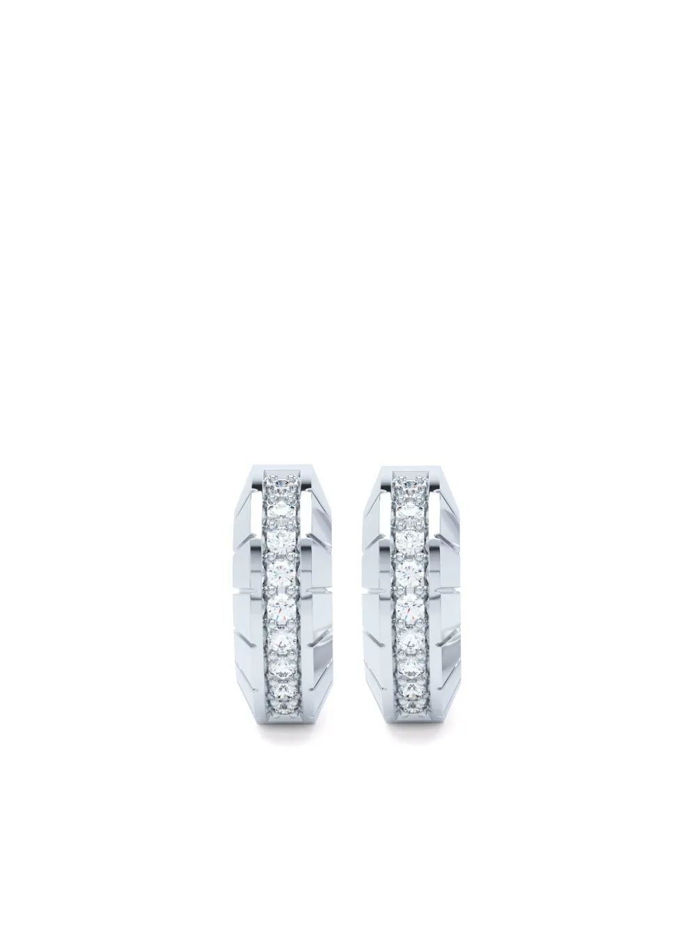

Серьги Eternity из белого золота с бриллиантами LOEV, белый