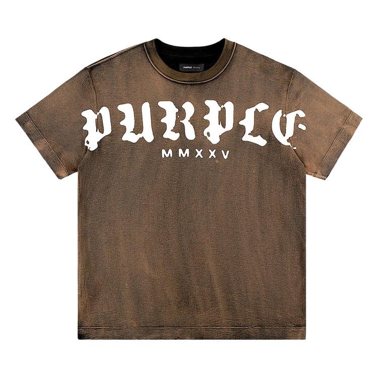 

Футболка PURPLE BRAND Textured Jersey Tee, Orange Overdye