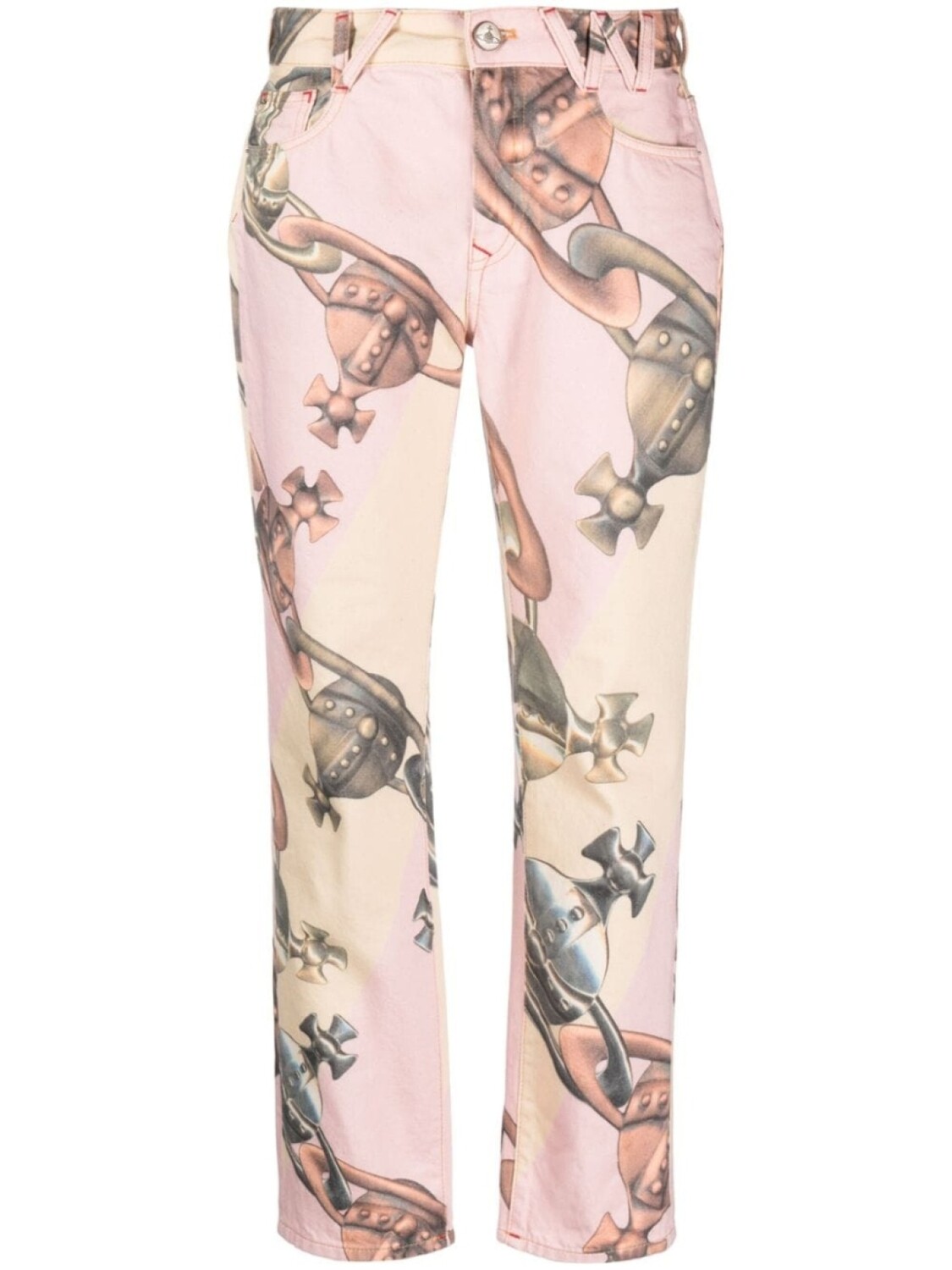 

Vivienne Westwood джинсы Harris с логотипом, розовый