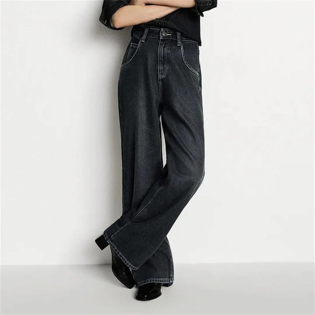 Джинсы с высоким стегном, Wide Leg, Light to Medium Blue — фото 3
