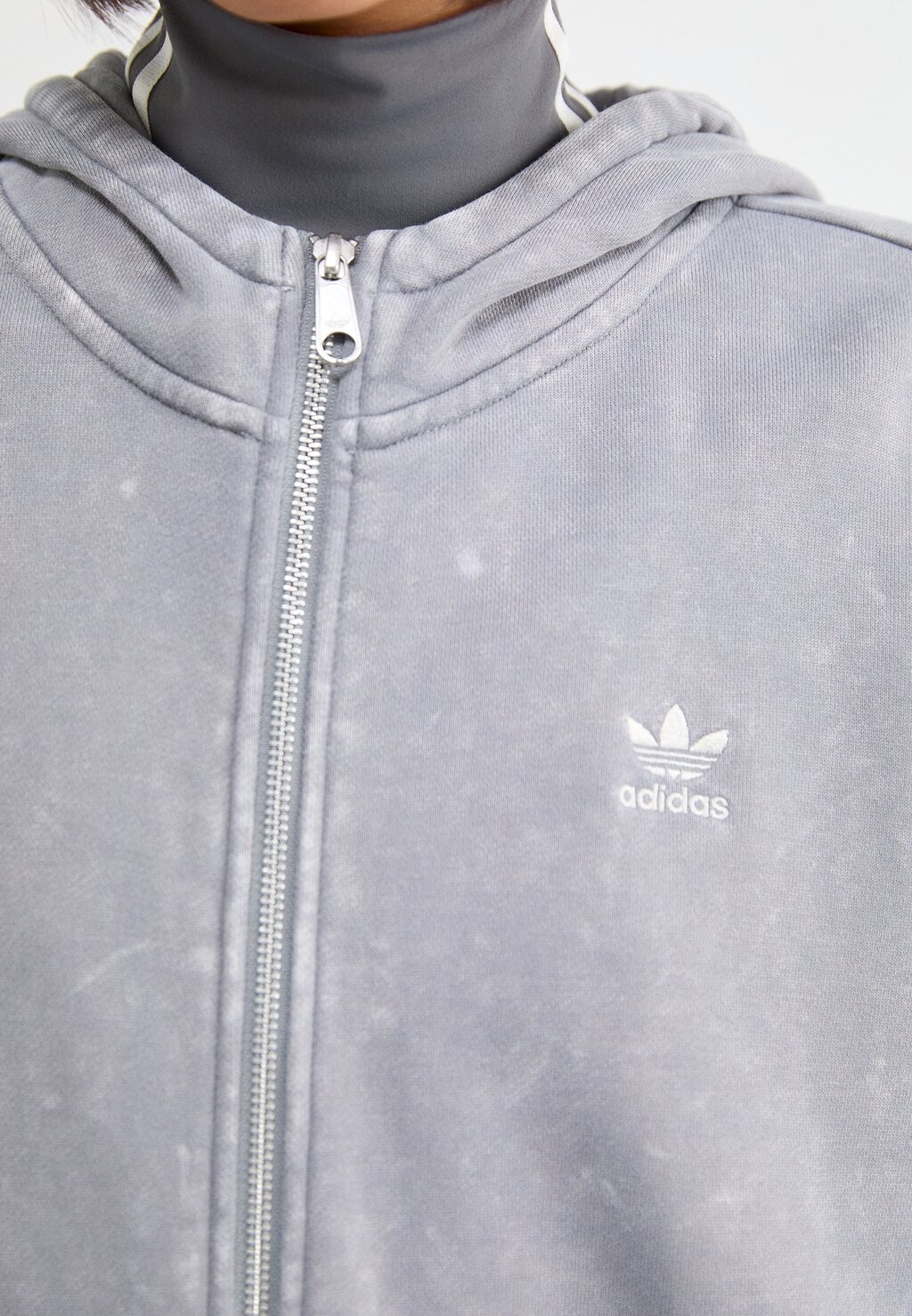 

Толстовка ZIP HOOD adidas, серый