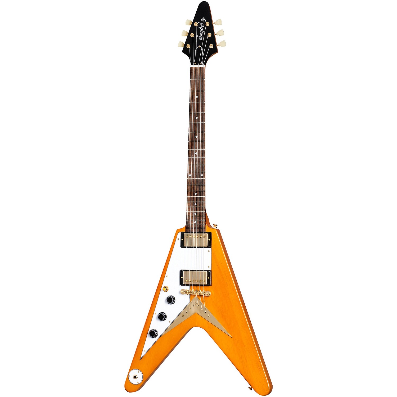 

Электрогитара Epiphone 1958 Korina Flying V Outfit для левой руки, состаренная, натуральная