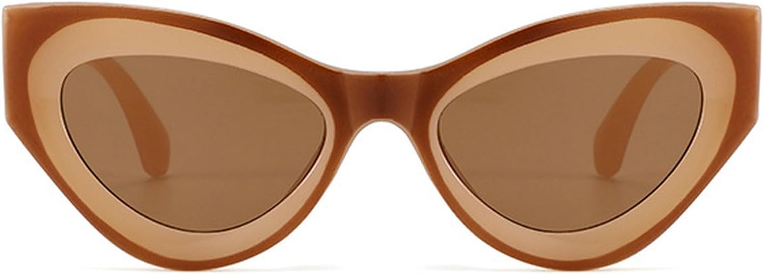 

Сексуальные солнцезащитные очки «кошачий глаз» для женщин, 2025 год, роскошные, модные, увеличенного размера, с защитой от УФ-излучения UV400, для активного отдыха, в стиле панк и винтаж mincl, C5