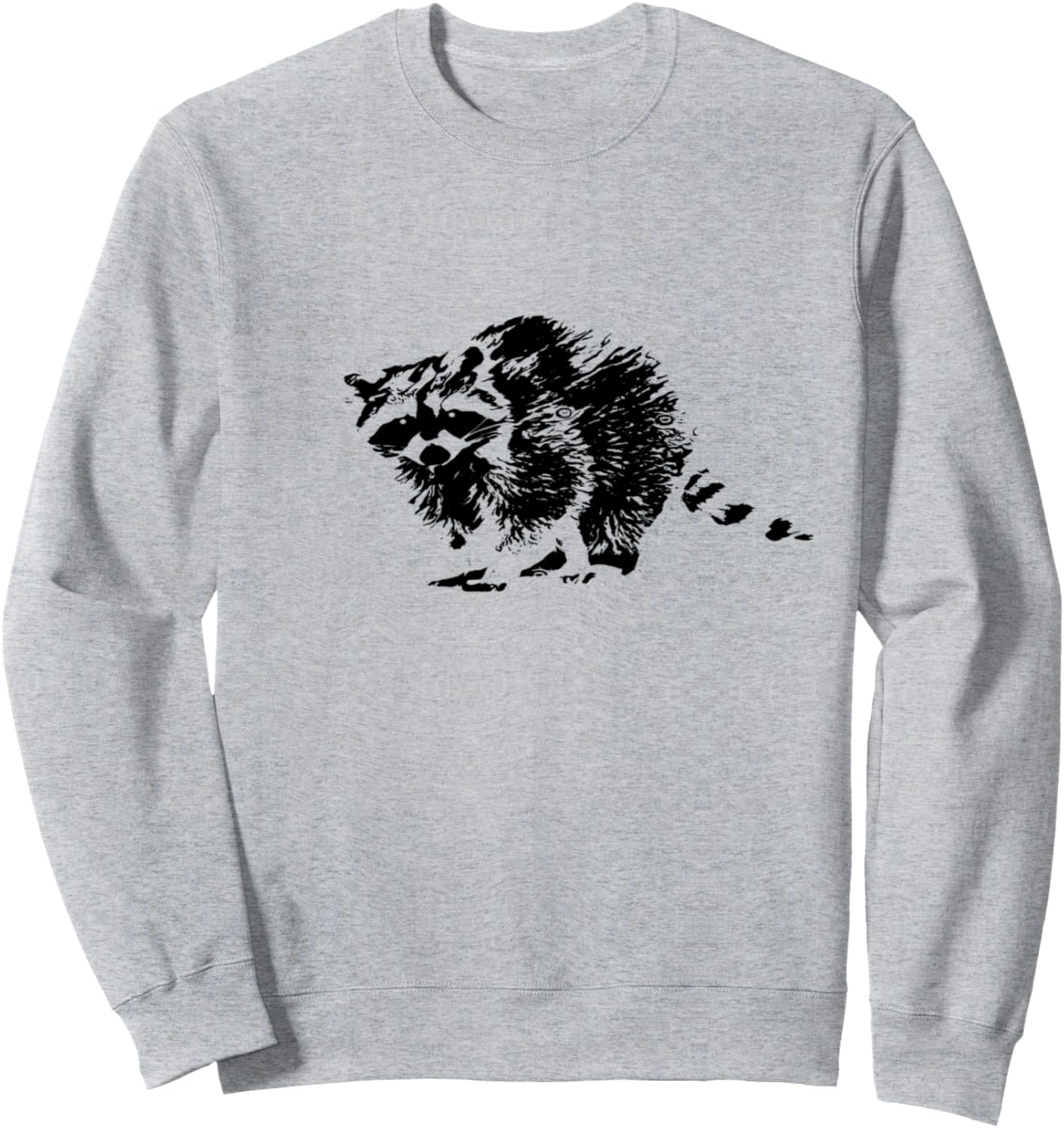 

Толстовка с изображением енота, красочного лесного животного, медведя и милого енота Racoons Animals Gift - Men Boys Kids Women Girls, серый