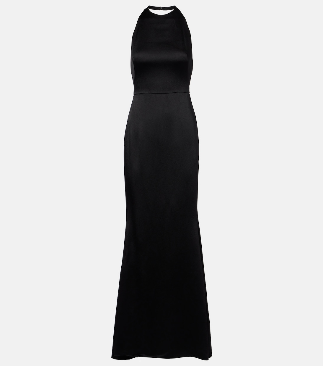 

Платье из крепа и атласа с открытой спиной Givenchy, черный