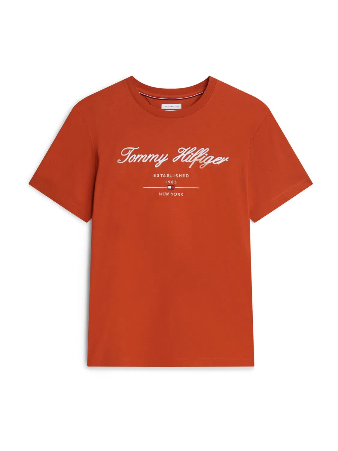 Рубашка Tommy Hilfiger огненно-красного цвета