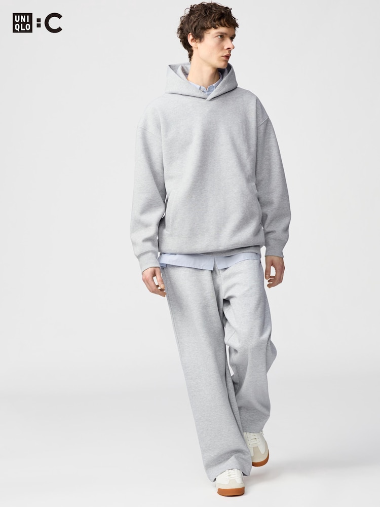 

Спортивные широкие брюки/длинные Uniqlo, серый