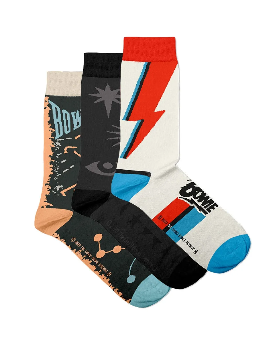 

Официальные носки David Bowie Мужские разноцветные хлопковые носки Sock Affairs, многоцветный