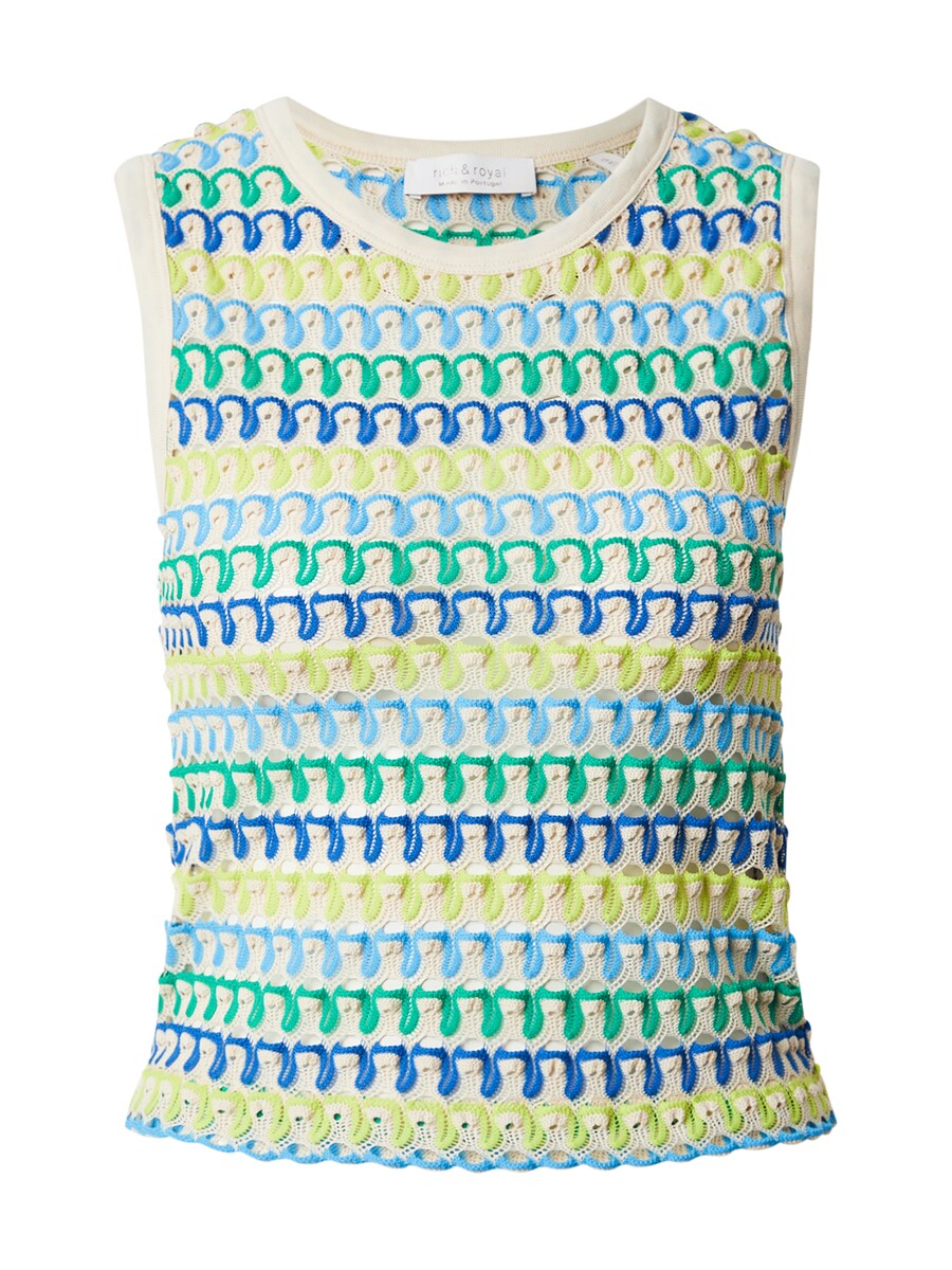 

Вязаный топ Rich & Royal Raschel, белый