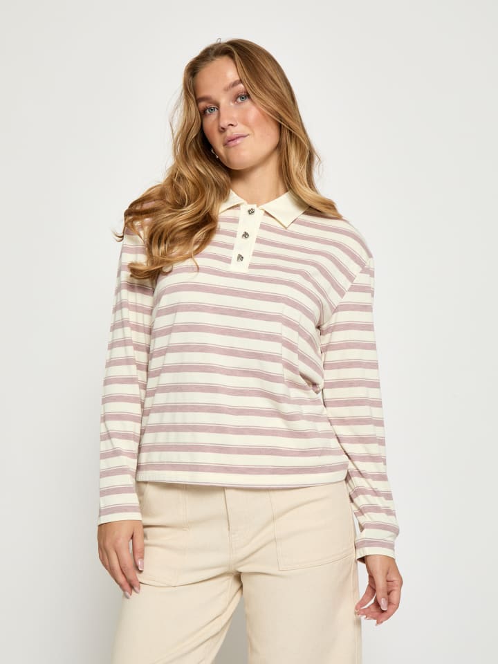 

Peppercorn Футболка цвета «Ливан, туман, розовая полоска», Розовый, Peppercorn Футболка цвета «Ливан, туман, розовая полоска»