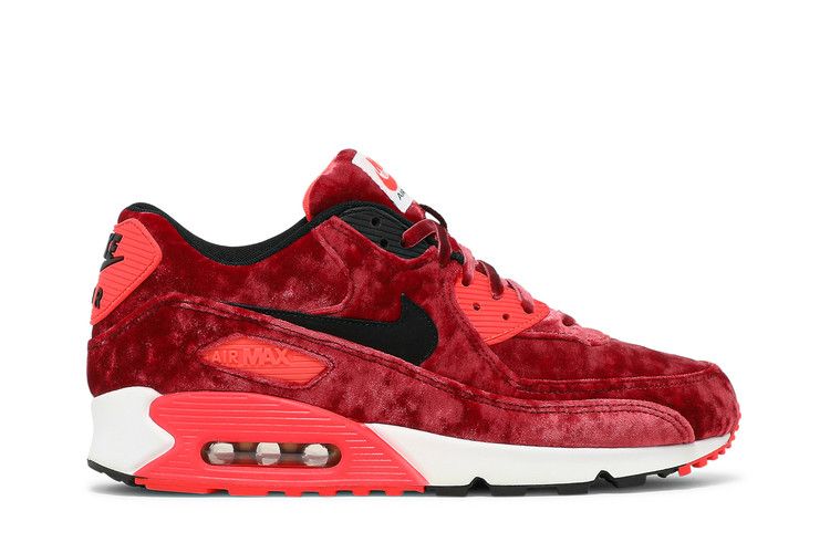 Кроссовки Nike Air Max 90 Anniversary 'Velvet', красный — фото 2