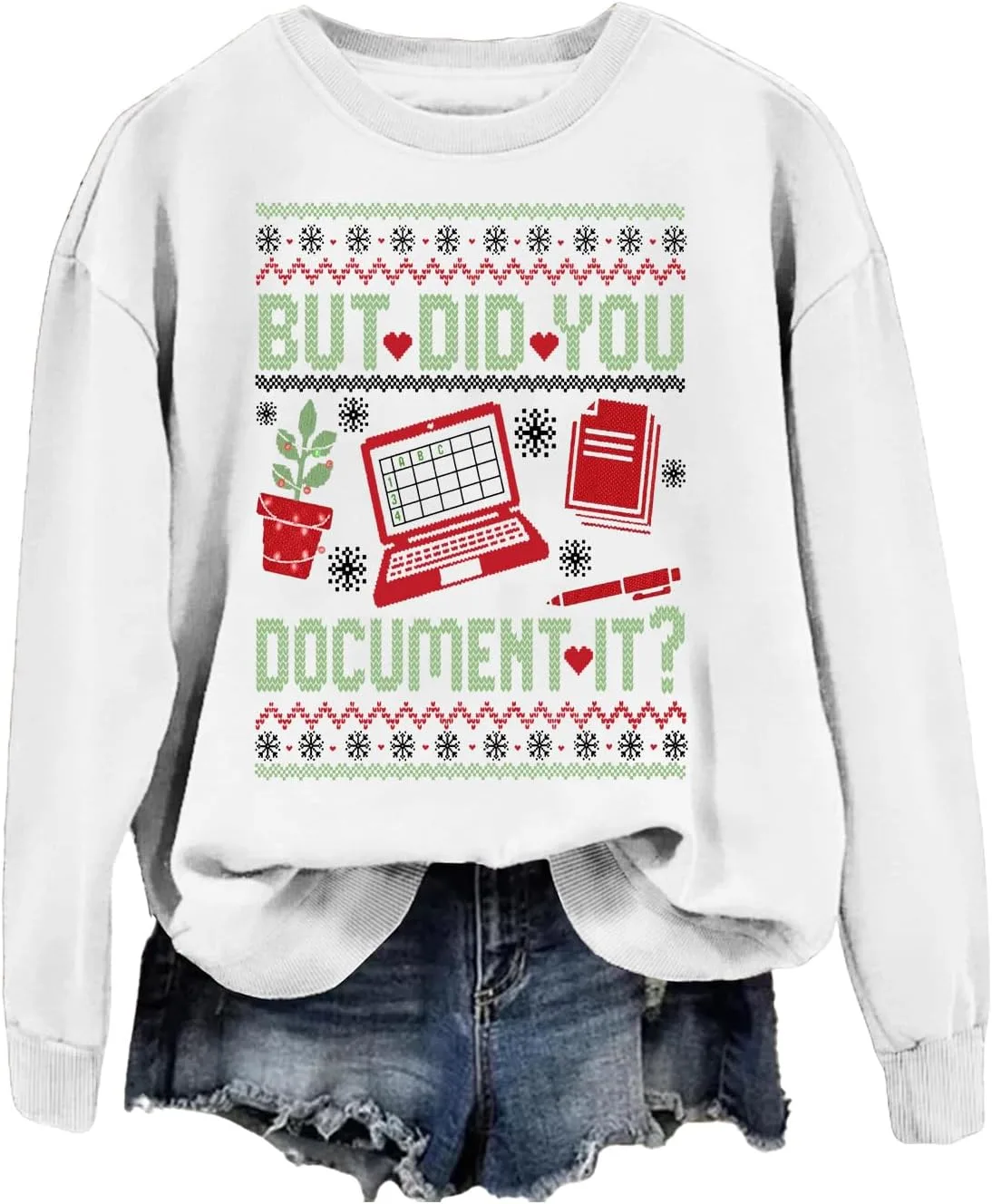 

Толстовка с принтом "But Did You Document It" Yuisi Doxn