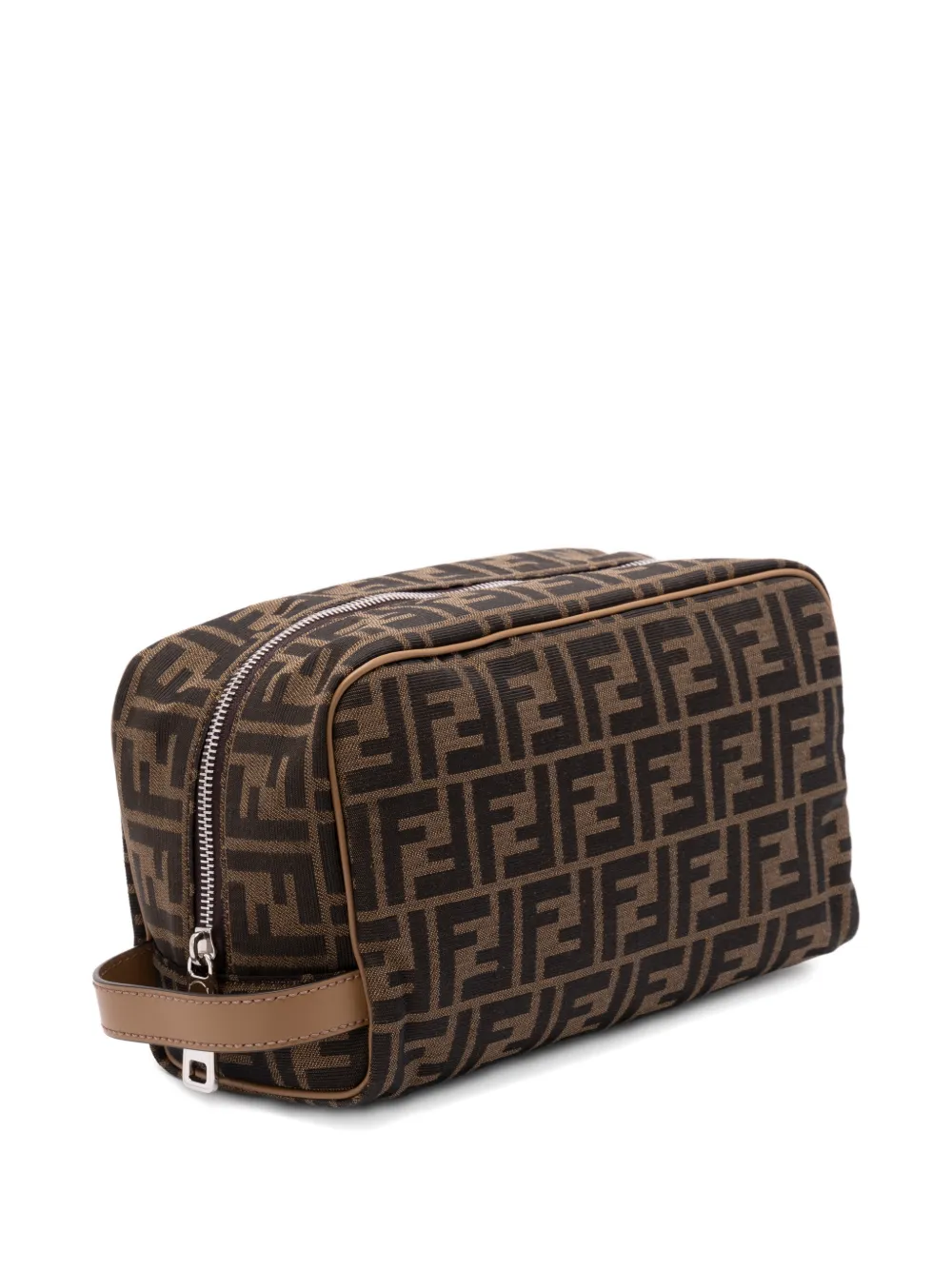 

Косметичка с монограммой на молнии Fendi, коричневый