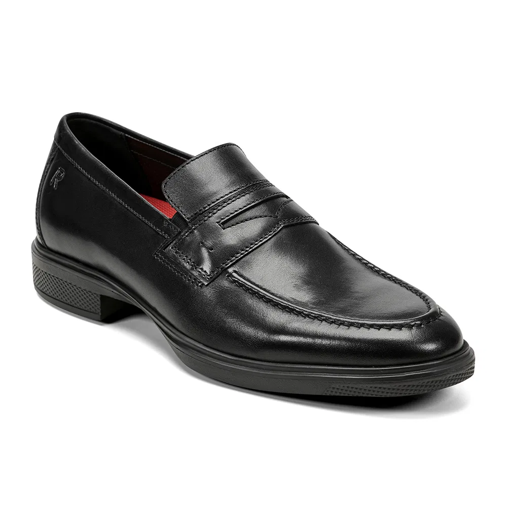 Мужские лоферы Keenan Penny чёрные от Rockport