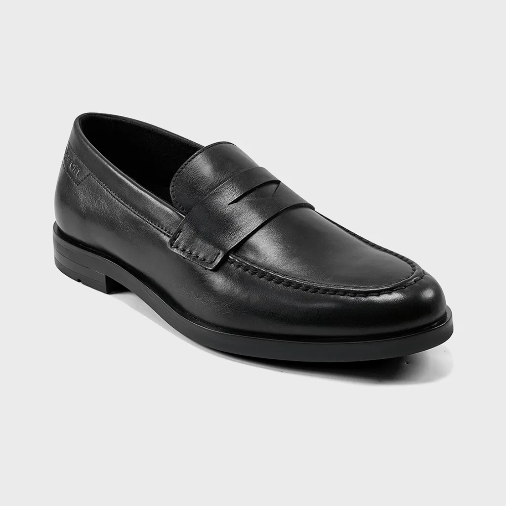 Мужские лоферы пенни Rockport Sutton чёрные