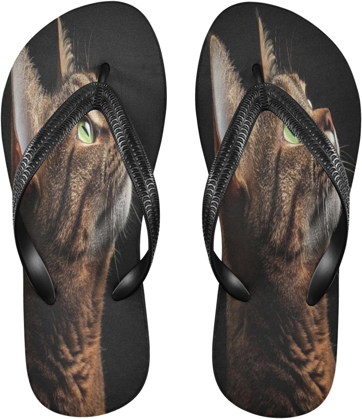 

Шлепанцы с кошачьими лапками, пляжные, для душа, резиновые, нескользящие, летние, для женщин и мужчин, для прогулок Sinestour, Cat