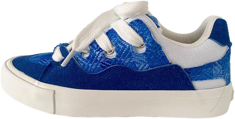 

Мужские повседневные кроссовки с шнуровкой и многоцветным дизайном - легкая спортивная обувь для улицы Hoalox, синий