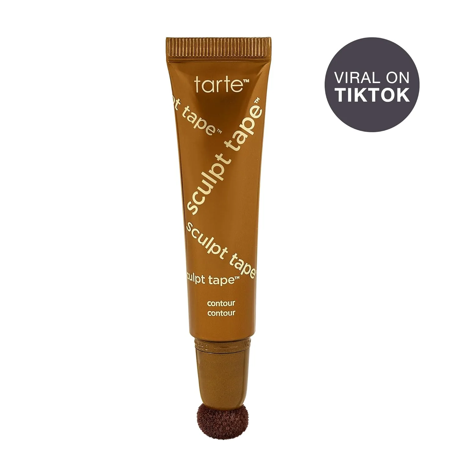 Tarte Sculpt Tape Contour - Легкий кремовый бронзер с маслом ши для легко растушевываемого, наслаиваемого контуринга и естественного сияния. Веганский продукт, не тестируется на животных., deep cool bronze — фото 2