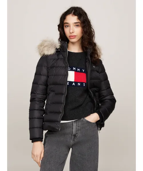 

Пуховик Slim fit Tommy Jeans, черный