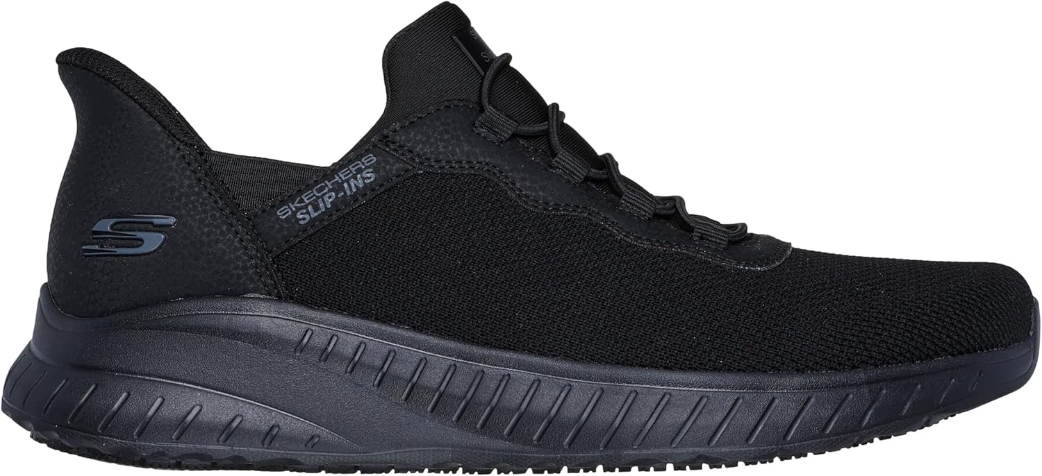 Мужские слипоны Skechers Hands Free Squad Chaos - обувь Stivig, черный — фото 4