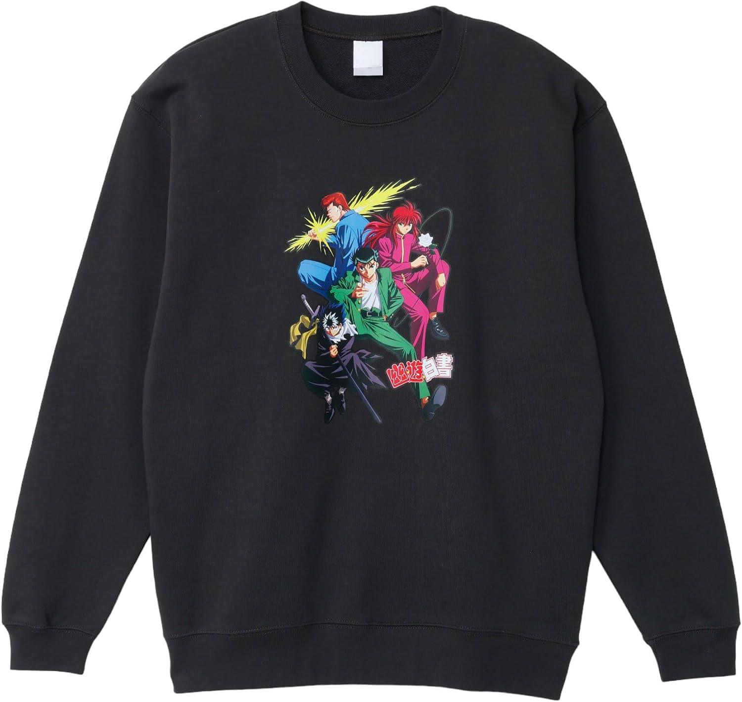 

Толстовка Small Planet Yuyu Hakusho, универсальный размер, размер L, угольно-черный