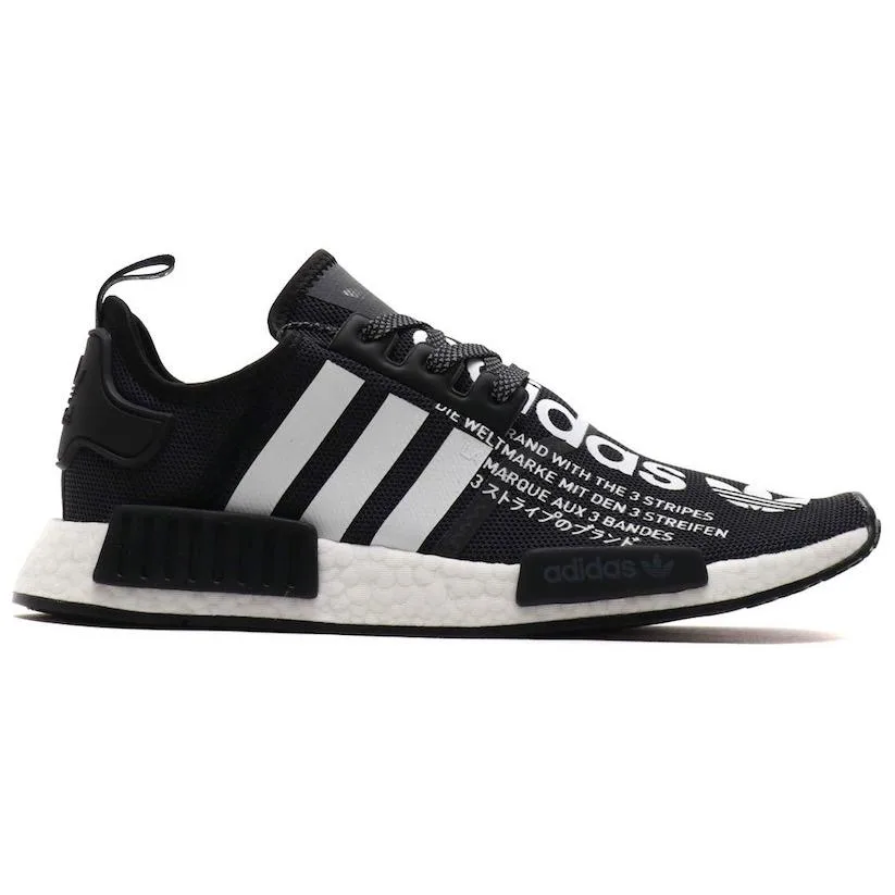 Adidas Originals Кроссовки atmos NMD_R1 'Black' — фото 3